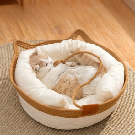 Cama De Gato Tecida À Mão | Petz