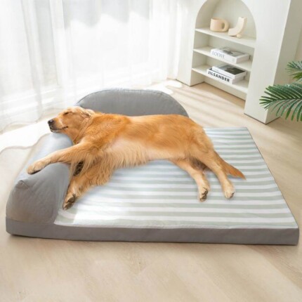 Cama Espreguiçadeira Listrada Impermeável Grande Cama Refrigerada para Cachorro | Petz