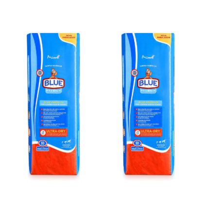 kit Blue Premium Tapete Higiênico Para Cães 60 unidades | Petz