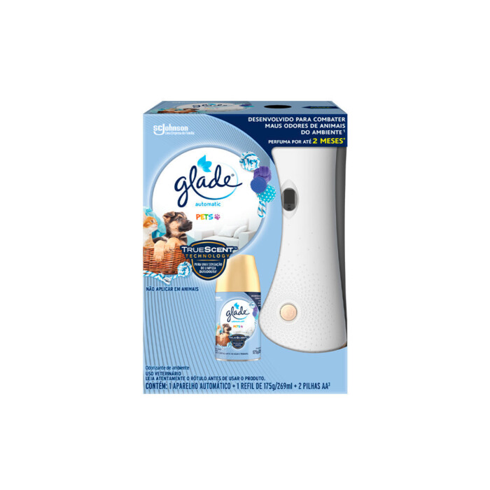 Kit Odorizante Glade Pets Aparelho Automático + Refil de 269 ml | Petz