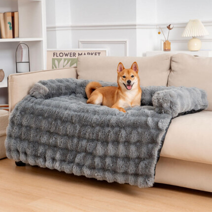 Manta Fofa Calmante e Protetora de Sofá e Cama para Cachorro Pets Fuzzy | Petz