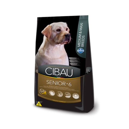 Ração Cibau Medium & Maxi Senior 6+ para Cães Adultos de Raças Médias e Grandes - 12kg | Petz