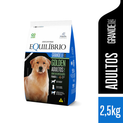Ração Equilíbrio Golden para Cães Adultos de Porte Grande Sabor Frango | Petz
