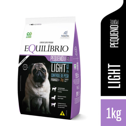 Ração Equilíbrio Light para Cães de Porte Pequeno Sabor Frango | Petz