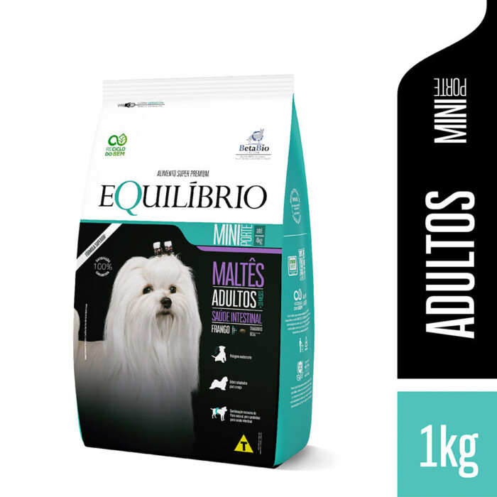 Ração Equilíbrio Maltês para Cães Adultos de Porte Mini Sabor Frango | Petz