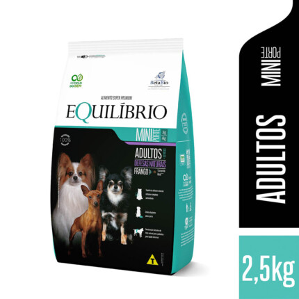 Ração Equilíbrio para Cães Adultos de Porte Mini Sabor Frango 2,5kg | Petz