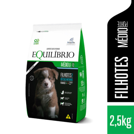 Ração Equilíbrio para Cães Filhotes de Porte Médio Sabor Frango | Petz