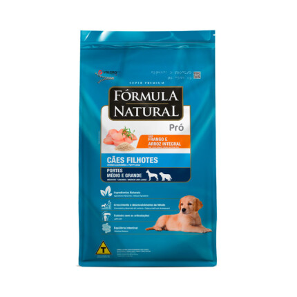 Ração Fórmula Natural Pró para Cães Filhotes de Porte Médio e Grande Sabor Frango e Arroz Integral | Petz