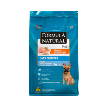 Ração Fórmula Natural Pró para Cães Filhotes de Porte Mini e Pequeno Sabor Frango e Arroz Integral | Petz