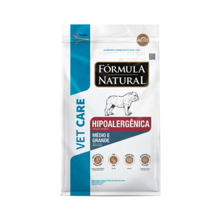 Ração Fórmula Natural Vet Care Hipoalergênica para Cães de Porte Médio e Grande com Hipersensibilidade Alimentar | Petz