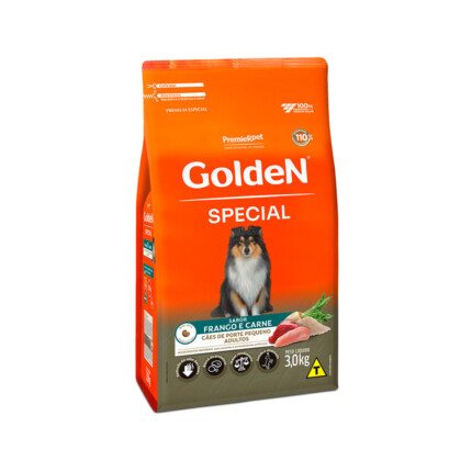 Ração Golden Special para Cães Adultos de Porte Pequeno Sabor Frango e Carne | Petz