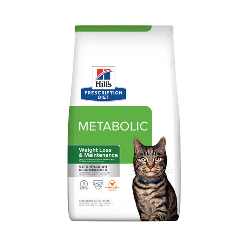 Ração Hill's Prescription Diet Metabolic Obesidade para Gatos 1,81kg | Petz