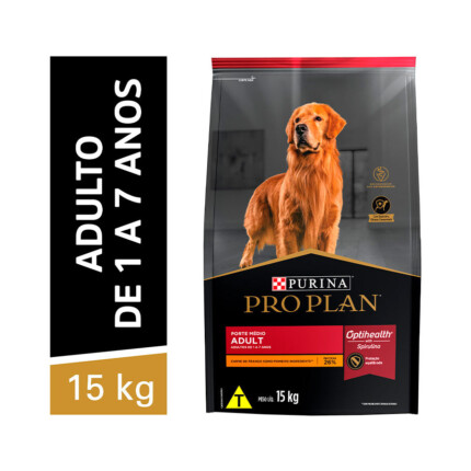 Ração Nestlé Purina Pro Plan para Cães Adultos Raças Médias | Petz