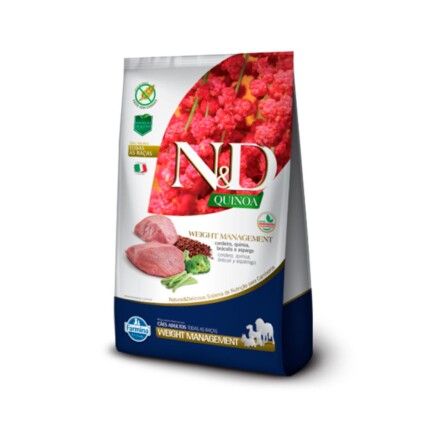 Ração Quinoa N&D para Cães Weight Management sabor Cordeiro | Petz