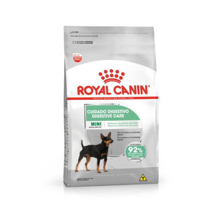 Ração Royal Canin Mini Cuidado Digestivo para Cães Adultos de Porte Pequeno a Partir de 10 Meses de Idade | Petz