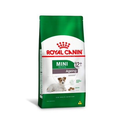 Ração Seca Royal Canin Mini Ageing 12+ para Cães Idosos de Porte Pequeno com 12 Anos ou mais | Petz