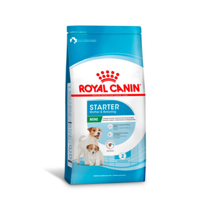 Ração Seca Royal Canin Starter Mother & Babydog Mini para Fêmeas gestantes/lactantes e Filhotes de 1 a 2 Meses de Idade - 1 Kg | Petz