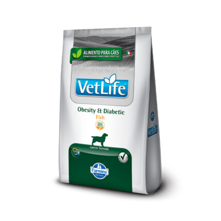 Ração Vet Life Natural Obesity & Diabetic Fish para Cães Adultos | Petz