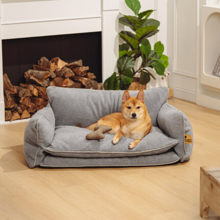 Sofá-cama Macio de Lã de Cordeiro Sintética de Camada Dupla para Cães e Gatos | Petz