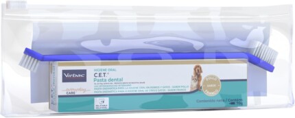 Virbac Kit Saúde Oral Limpeza e Manutenção da Higiene Oral para Cães e Gatos (necessaire+pasta+folheto) | Petz